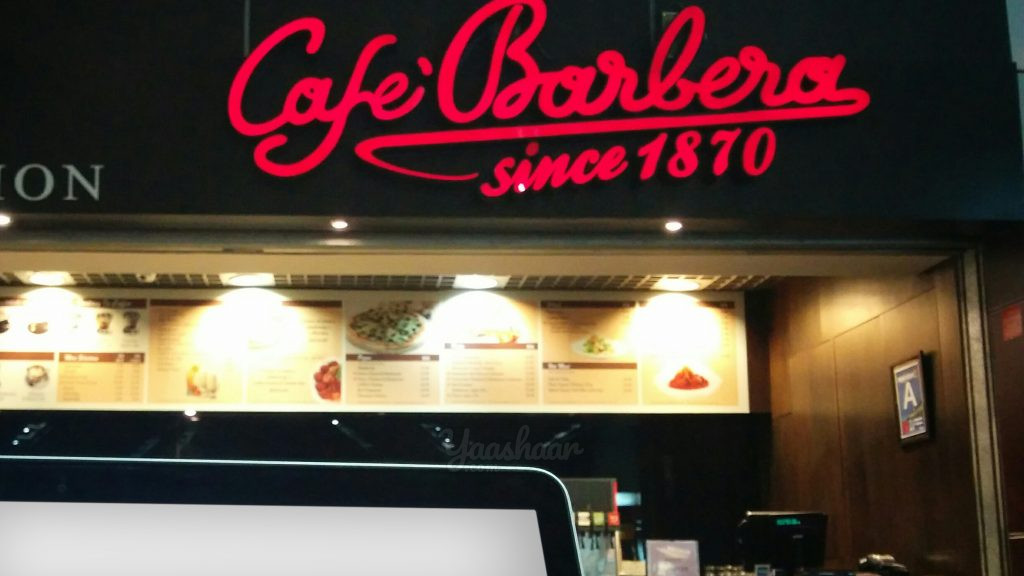Yaashaar Hadadian - Airport - KLIA - Cafe Barbera