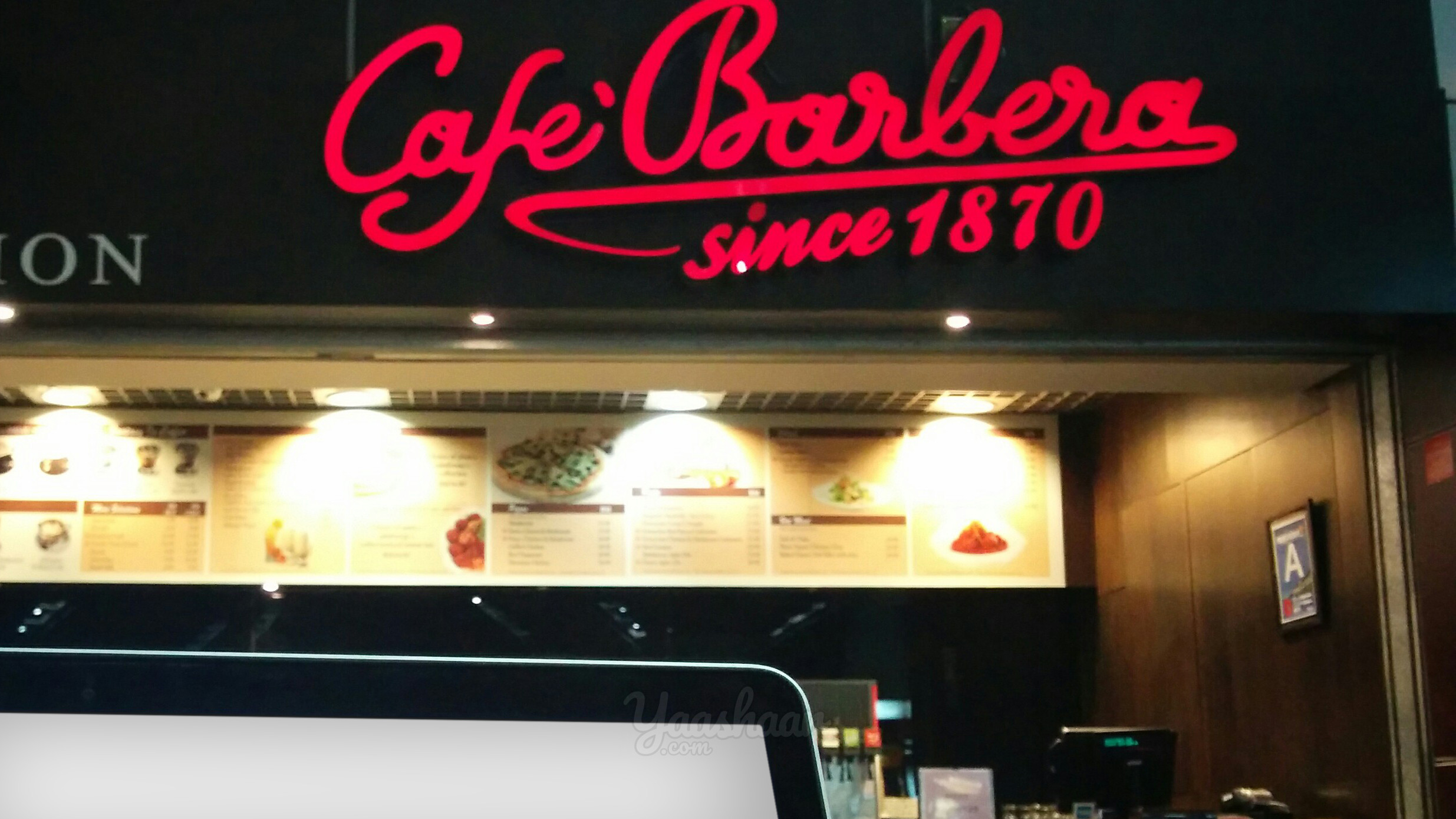 Yaashaar Hadadian - Airport - KLIA - Cafe Barbera